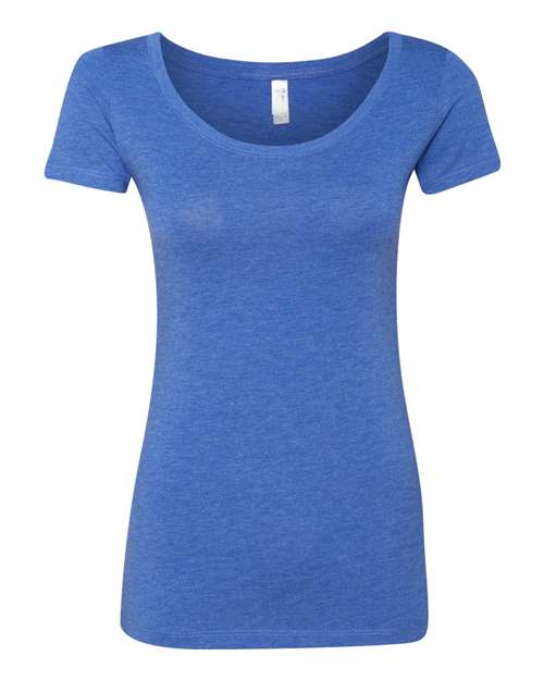 Load image into Gallery viewer, Women’s Triblend Scoop Neck T-Shirt - Vintage Royal