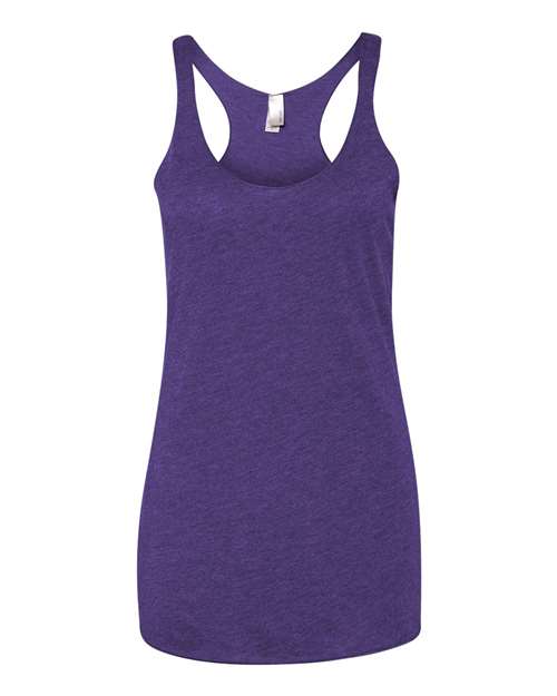 Load image into Gallery viewer, Women’s Triblend Racerback Tank - Purple Rush