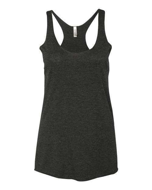 Load image into Gallery viewer, Women’s Triblend Racerback Tank - Vintage Black