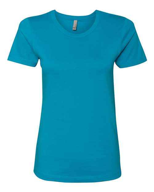 Load image into Gallery viewer, Women’s Cotton T-Shirt - Turquoise