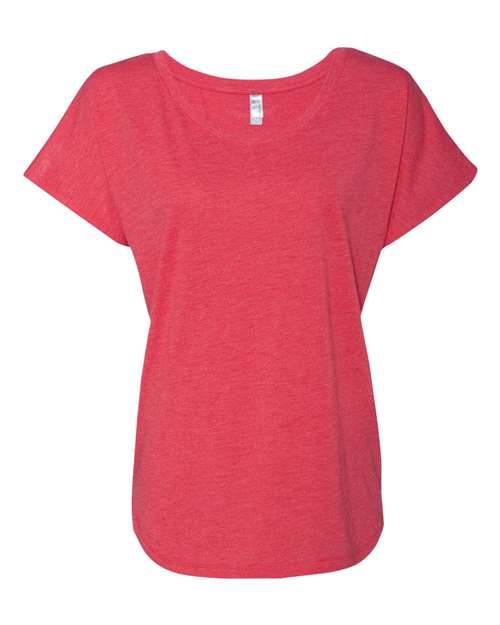 Load image into Gallery viewer, Women’s Triblend Dolman T-Shirt - Vintage Red