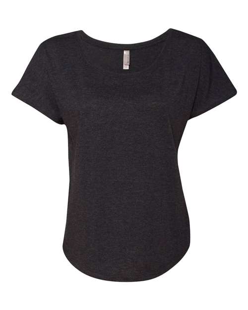 Load image into Gallery viewer, Women’s Triblend Dolman T-Shirt - Vintage Black