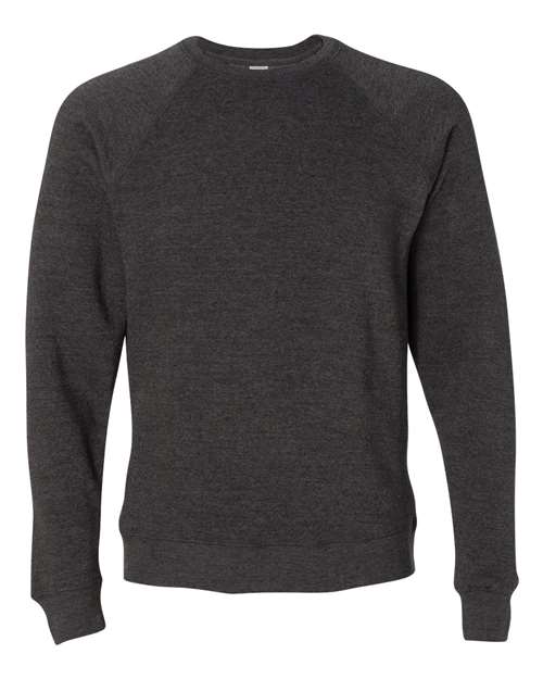 Load image into Gallery viewer, Unisex Special Blend Raglan Crewneck Sweatshirt - Carbon