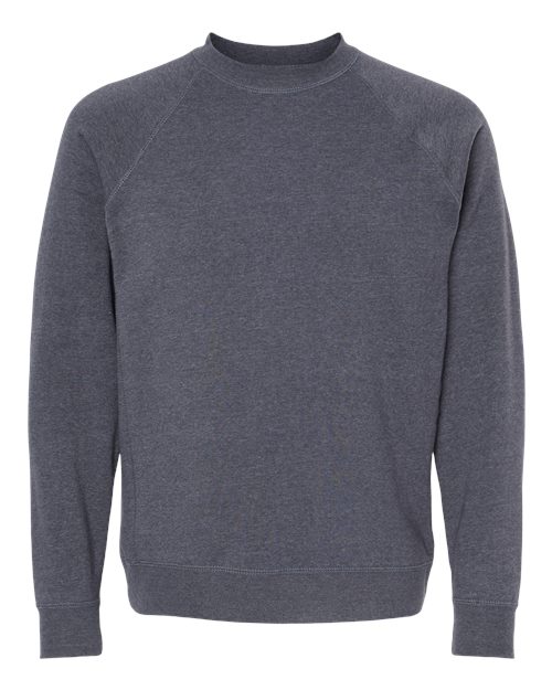 Load image into Gallery viewer, Unisex Special Blend Raglan Crewneck Sweatshirt - Midnight Navy
