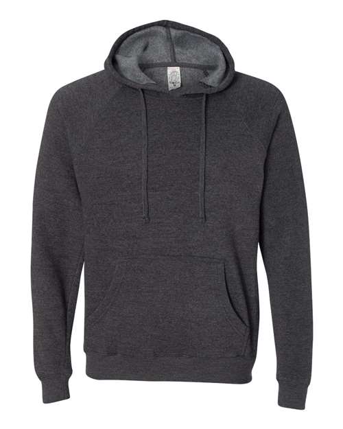 Load image into Gallery viewer, Unisex Special Blend Raglan Hooded Sweatshirt - Carbon