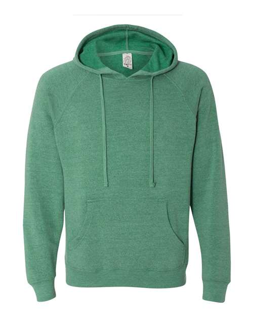 Load image into Gallery viewer, Unisex Special Blend Raglan Hooded Sweatshirt - Sea Green