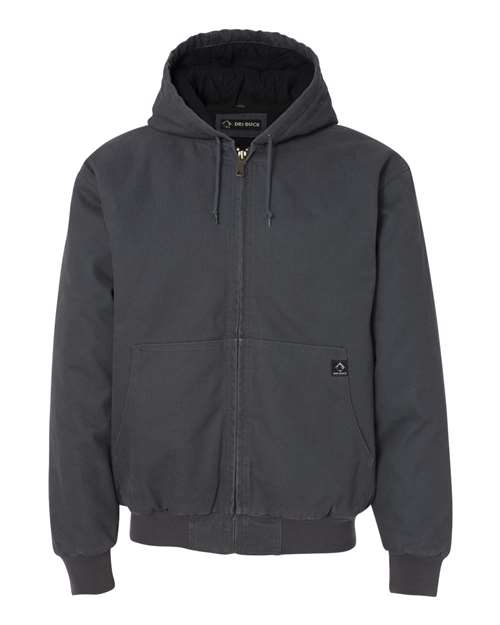 Load image into Gallery viewer, DRI DUCK 5020 Men's Cheyenne Boulder Cloth™ Hooded Jacket with Tricot Quilt Lining - Charcoal