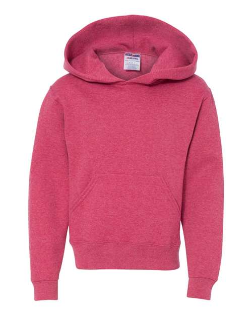 Load image into Gallery viewer, Youth NuBlend® Hooded Sweatshirt - Vintage Heather Red