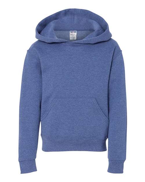 Load image into Gallery viewer, Youth NuBlend® Hooded Sweatshirt - Vintage Heather Blue