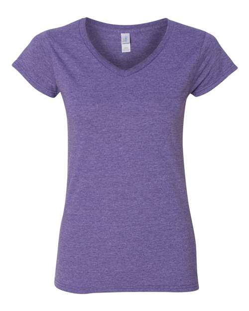 Load image into Gallery viewer, Women's Softstyle® V-Neck T-Shirt — product photo 5