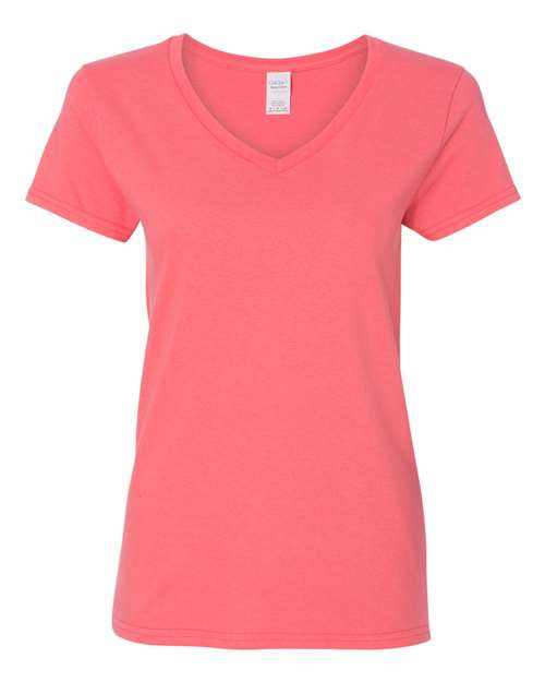 Load image into Gallery viewer, Women's Heavy Cotton™ V-Neck T-Shirt — product photo 4