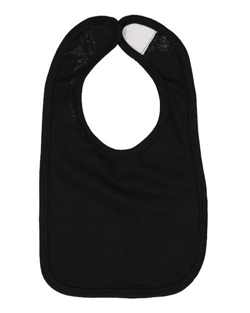 Load image into Gallery viewer, Rabbit Skins 1005 Infant Premium Jersey Bib - Black