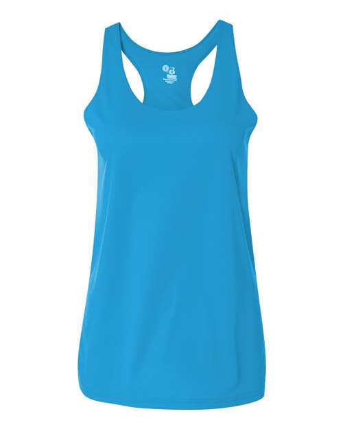Load image into Gallery viewer, Badger 4166 Women’s B-Core Racerback Tank Top - Electric Blue
