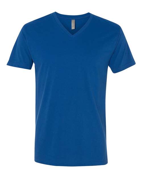 Load image into Gallery viewer, Unisex Sueded V-Neck T-Shirt - Cool Blue