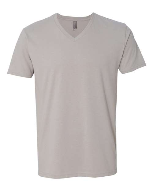 Load image into Gallery viewer, Unisex Sueded V-Neck T-Shirt - Light Grey