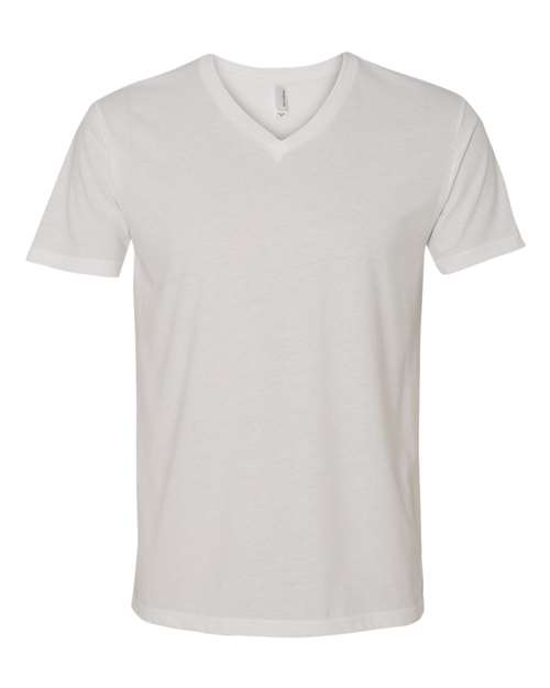 Load image into Gallery viewer, Unisex Sueded V-Neck T-Shirt - White