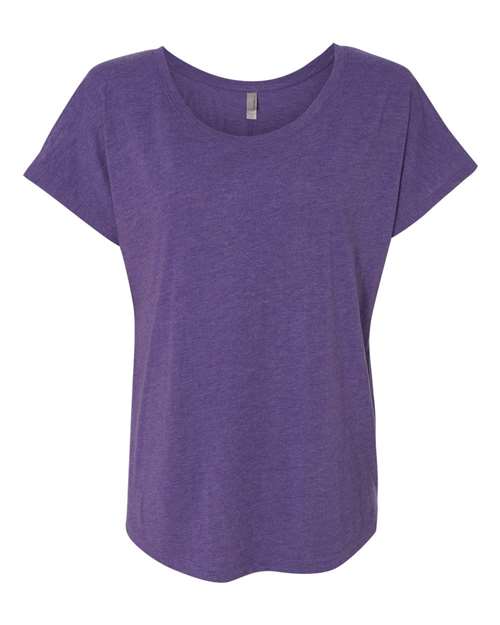 Load image into Gallery viewer, Women’s Triblend Dolman T-Shirt - Purple Rush