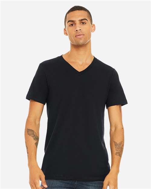 Load image into Gallery viewer, Unisex Jersey V-Neck Tee — product photo 24