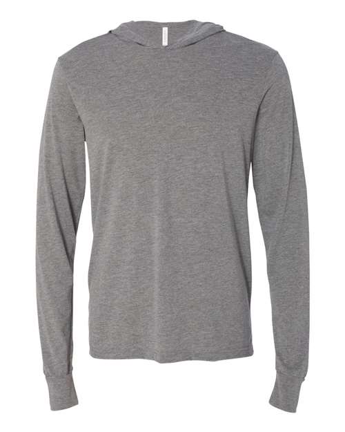 Load image into Gallery viewer, Unisex Jersey Hooded Long Sleeve Tee — product photo 6