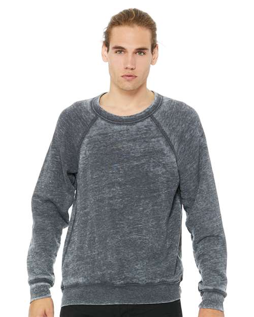Load image into Gallery viewer, Unisex Sponge Fleece Raglan Crewneck Sweatshirt — product photo 20