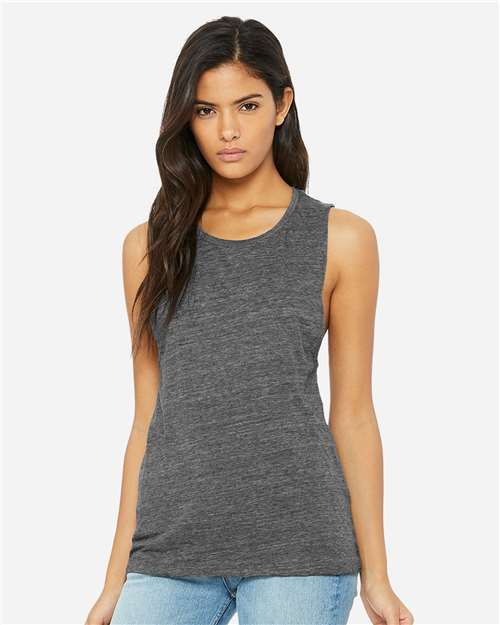 Load image into Gallery viewer, Women's Flowy Scoop Muscle Tank — product photo 1