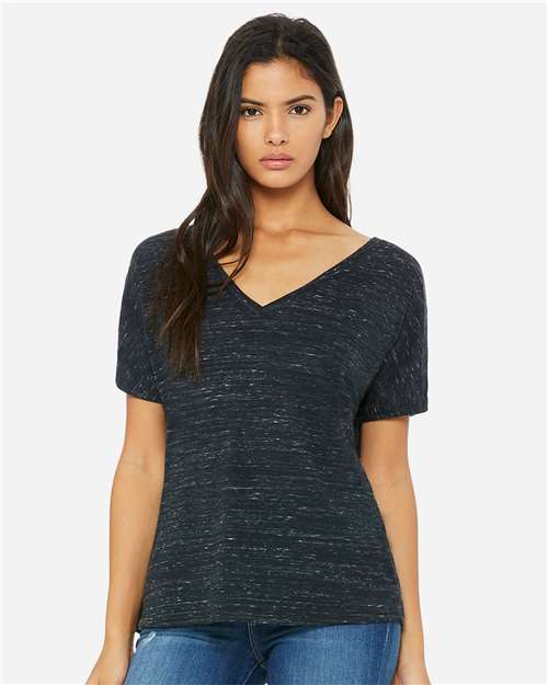 Load image into Gallery viewer, Women’s Slouchy V-Neck Tee — product photo 4