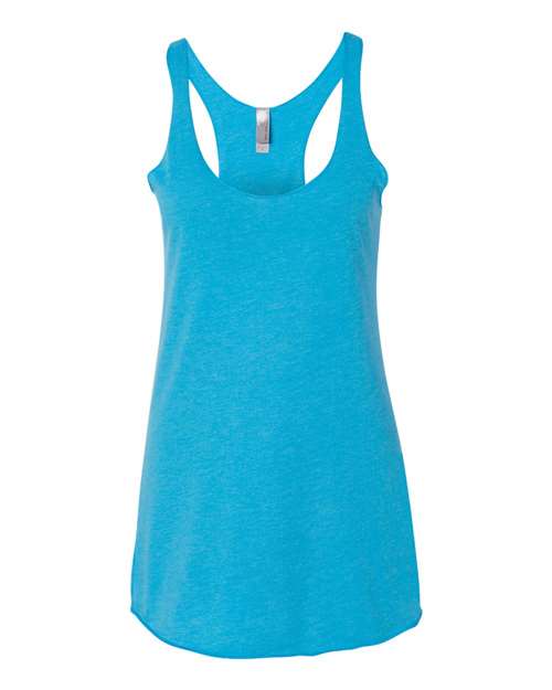 Load image into Gallery viewer, Women’s Triblend Racerback Tank - Vintage Turquoise