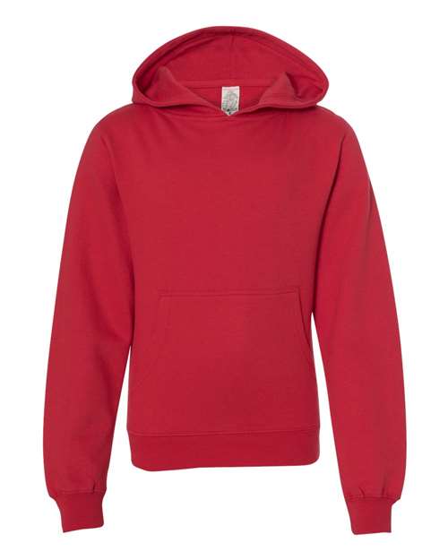 Load image into Gallery viewer, Youth Midweight Hooded Sweatshirt - Red