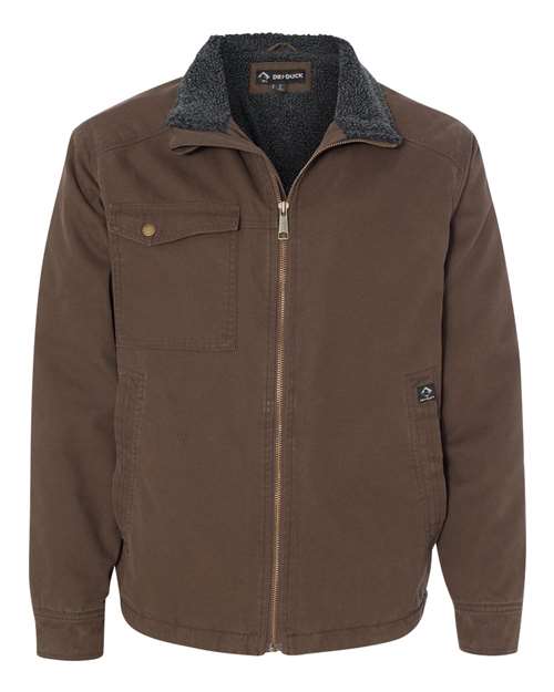 Load image into Gallery viewer, DRI DUCK 5037 Men's Endeavor Canyon Cloth™ Canvas Jacket with Sherpa Lining - Tobacco