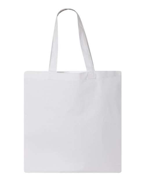 Load image into Gallery viewer, Q-Tees QTB Economical Tote - White