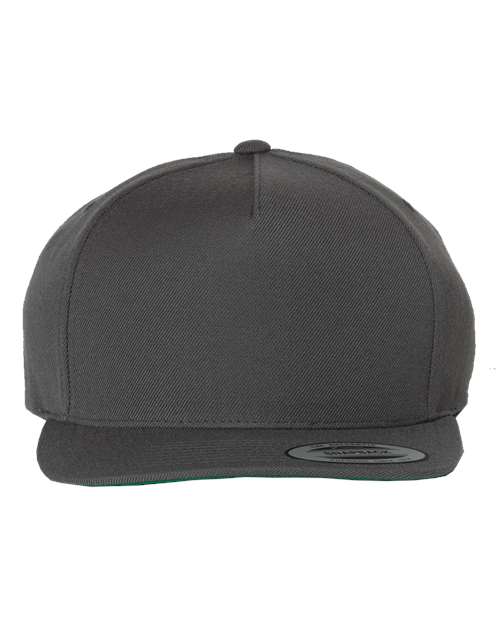 Load image into Gallery viewer, YP Classics 5089M Premium Five-Panel Snapback Cap - Dark Grey