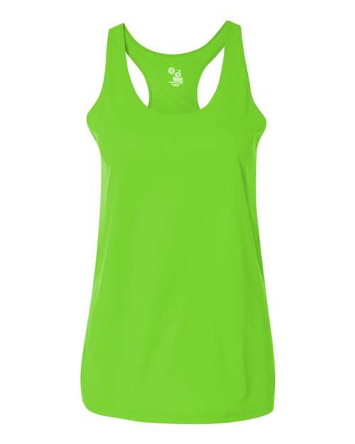 Load image into Gallery viewer, Badger 4166 Women’s B-Core Racerback Tank Top - Lime