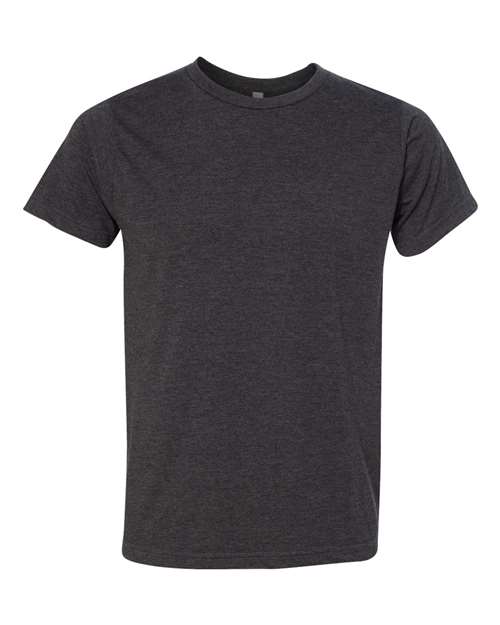 Load image into Gallery viewer, Unisex USA-Made 50/50 Fine Jersey T-Shirt - Heather Charcoal