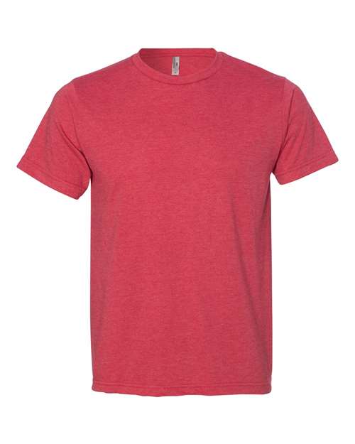 Load image into Gallery viewer, Unisex USA-Made 50/50 Fine Jersey T-Shirt - Heather Red