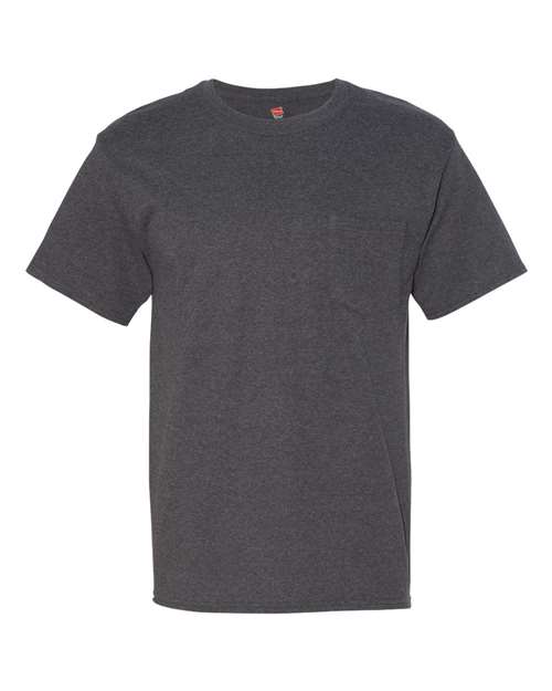 Load image into Gallery viewer, Men's Beefy-T® Pocket T-Shirt - Charcoal Heather