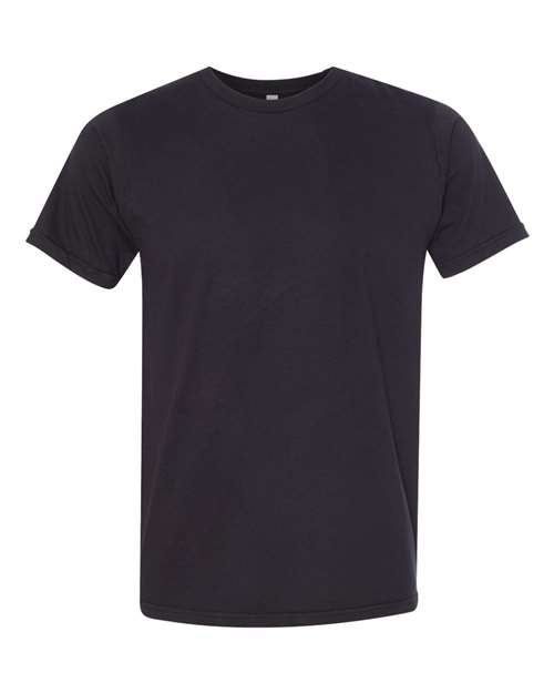 Load image into Gallery viewer, Unisex USA-Made Fine Jersey T-Shirt - Black