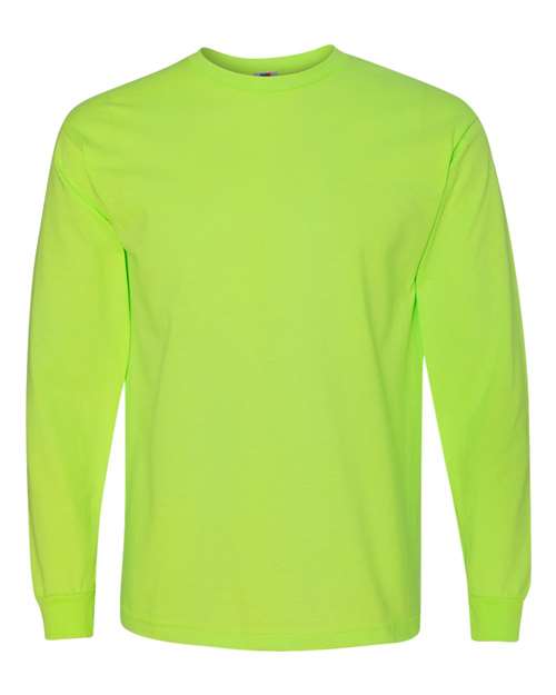 Load image into Gallery viewer, Unisex USA-Made Long Sleeve T-Shirt - Lime Green