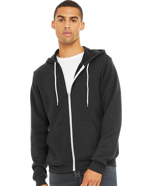 Load image into Gallery viewer, Unisex Sponge Fleece Full-Zip Hoodie Sweatshirt — product photo 9