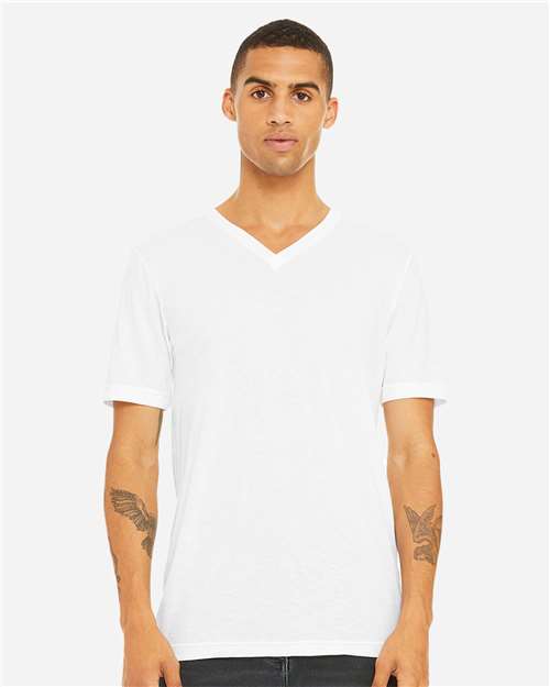 Load image into Gallery viewer, Unisex Triblend V-Neck Tee — product photo 24