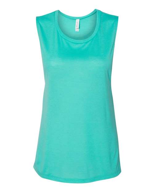 Load image into Gallery viewer, Women's Flowy Scoop Muscle Tank — product photo 30