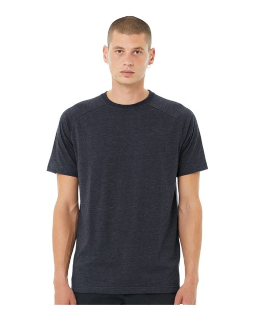 Load image into Gallery viewer, Men's Heather CVC Raglan Tee — product photo 6