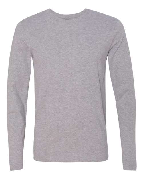 Load image into Gallery viewer, Unisex Cotton Long Sleeve T-Shirt - Heather Grey
