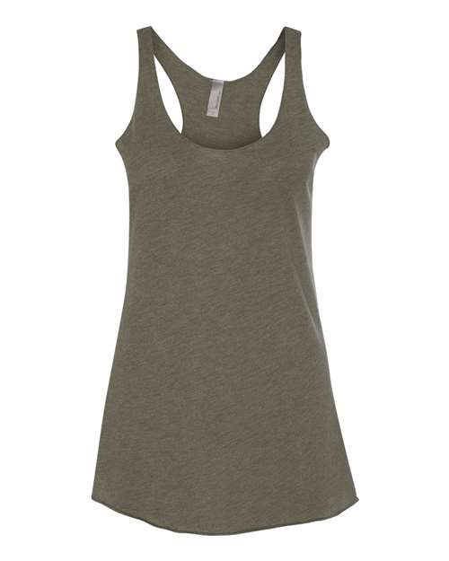 Load image into Gallery viewer, Women’s Triblend Racerback Tank - Military Green