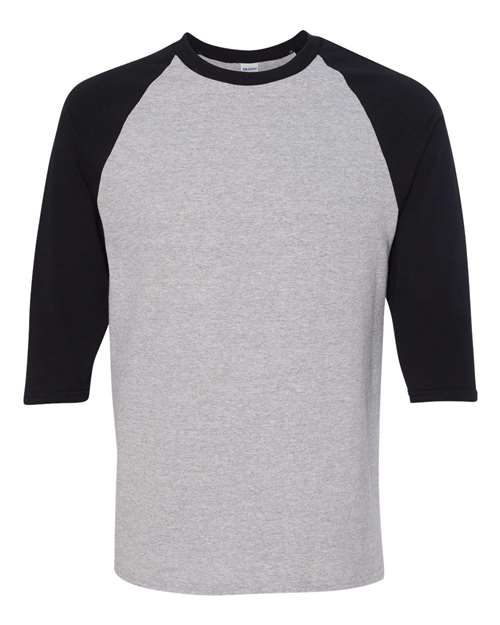 Load image into Gallery viewer, Unisex Heavy Cotton™ Raglan Three-Quarter Sleeve T-Shirt — product photo 1