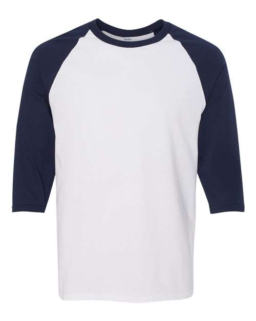 Load image into Gallery viewer, Unisex Heavy Cotton™ Raglan Three-Quarter Sleeve T-Shirt — product photo 7