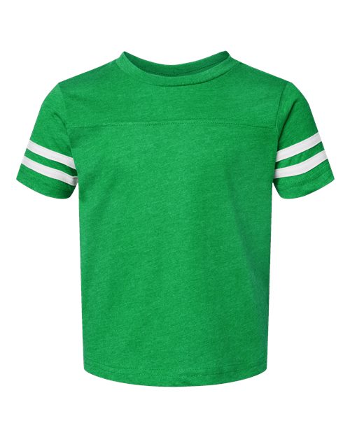 Load image into Gallery viewer, Toddler Football Fine Jersey Tee - Vintage Green/ White