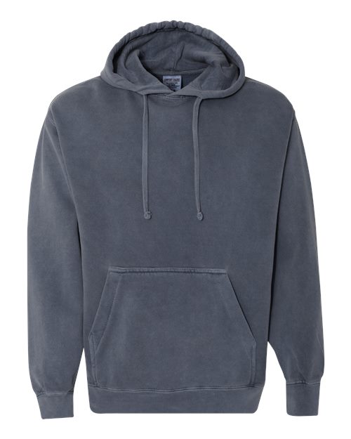 Load image into Gallery viewer, Unisex Garment-Dyed Hooded Sweatshirt - Denim