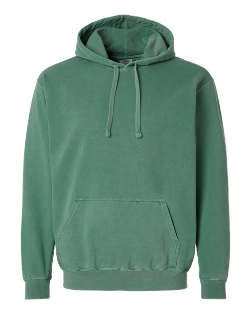 Load image into Gallery viewer, Unisex Garment-Dyed Hooded Sweatshirt - Light Green