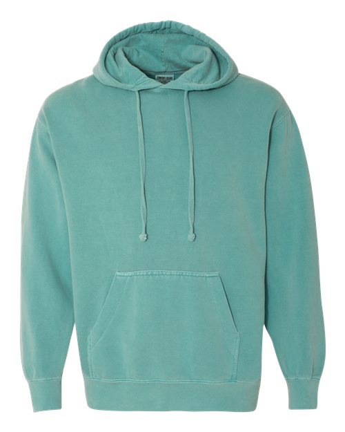Load image into Gallery viewer, Unisex Garment-Dyed Hooded Sweatshirt - Seafoam