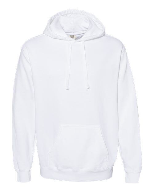 Load image into Gallery viewer, Unisex Garment-Dyed Hooded Sweatshirt - White